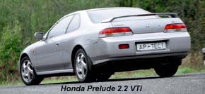 А на скоростях свыше 200 км/ч Honda Prelude начинает рыскать даже на относительно ровной дороге