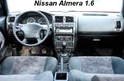 Nissan Almera - водительское сиденье отлично распределяет нагрузки