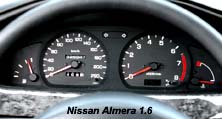 Nissan Almera - комбинация приборов
