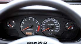 Nissan 200 SX - спидометр