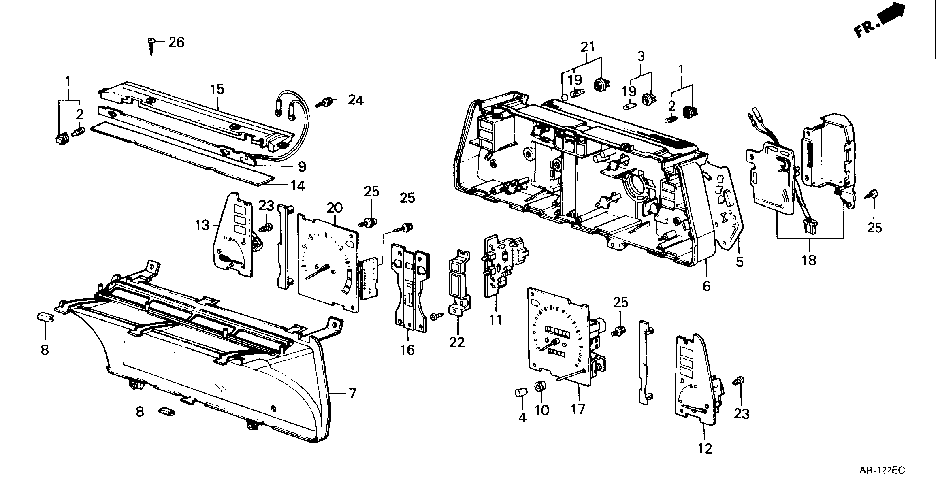 B-12-2 SPEEDOMETER COMPONENT (DENSO)