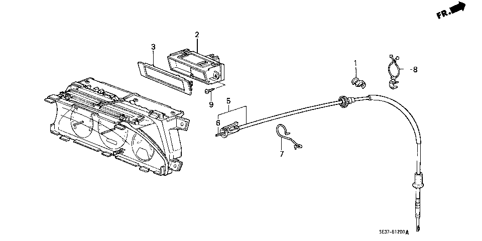 B-12 Панель измерительных приборов