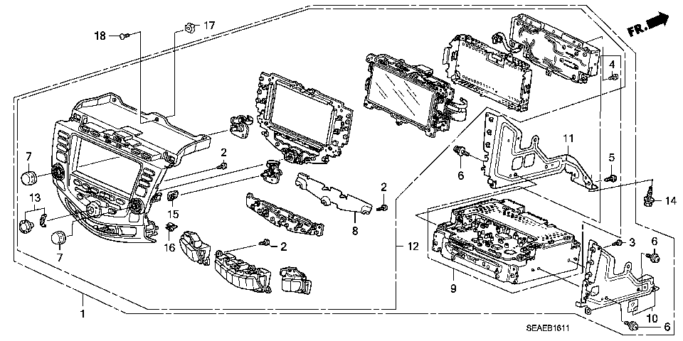 B-16-11 CENTER MODULE (NAVI)