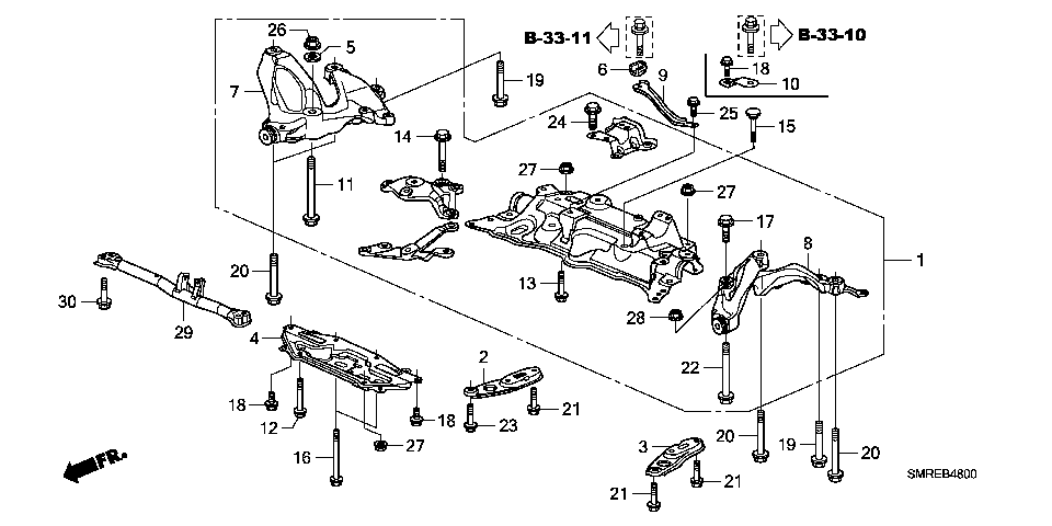 B-48 FRONT SUB FRAME