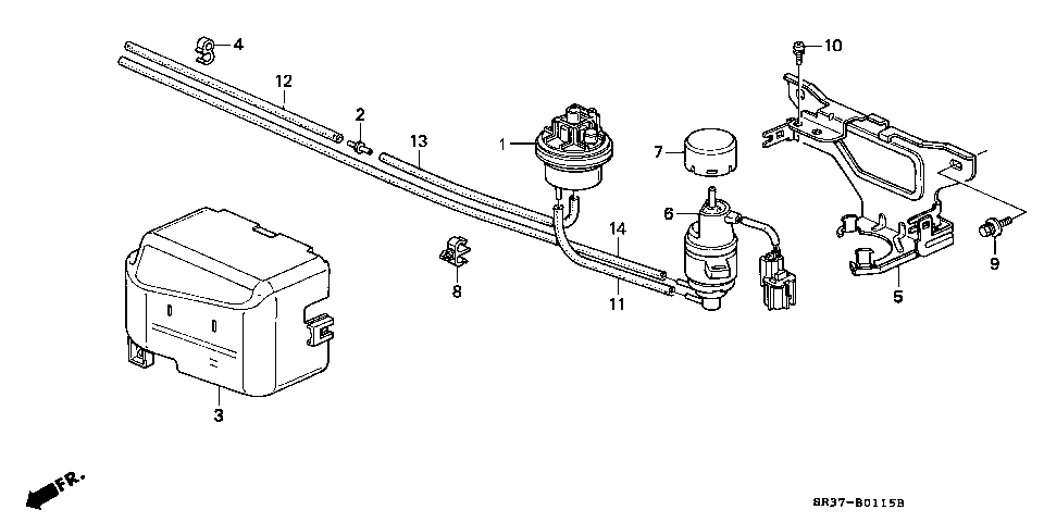 B-1-15 CONTROL DEVICE (1.5L SOHC VTEC)