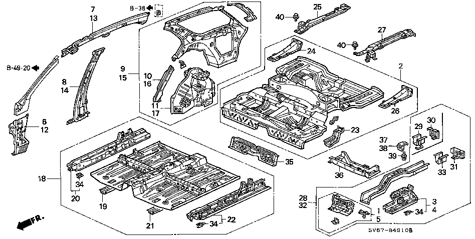 B-49-10 Внутренние панели