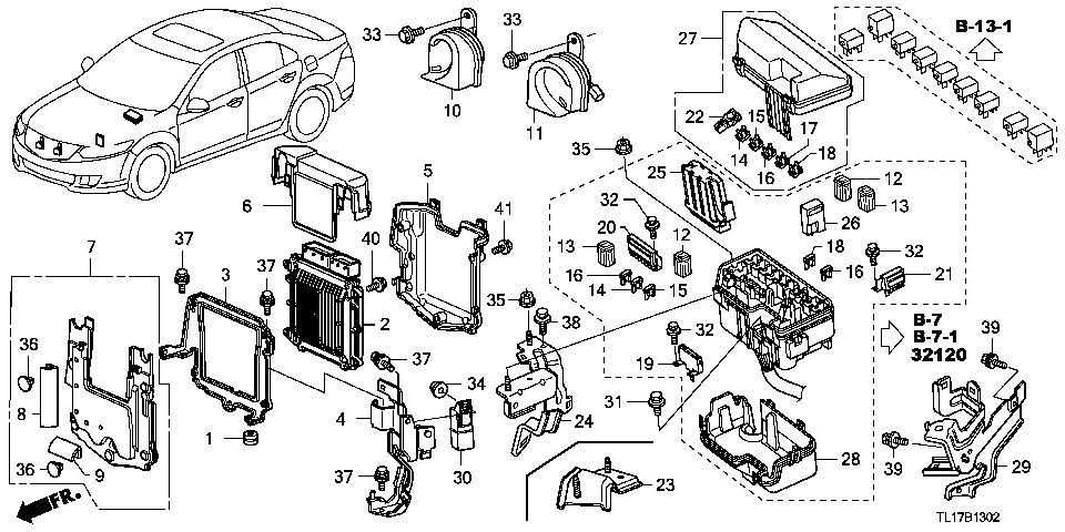 B-13-2 CONTROL UNIT (ENGINE ROOM) (1)(DIESEL)