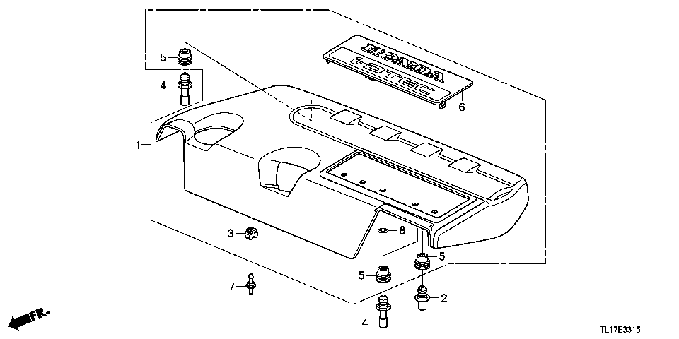 E-33-15 ENGINE COVER (DIESEL)
