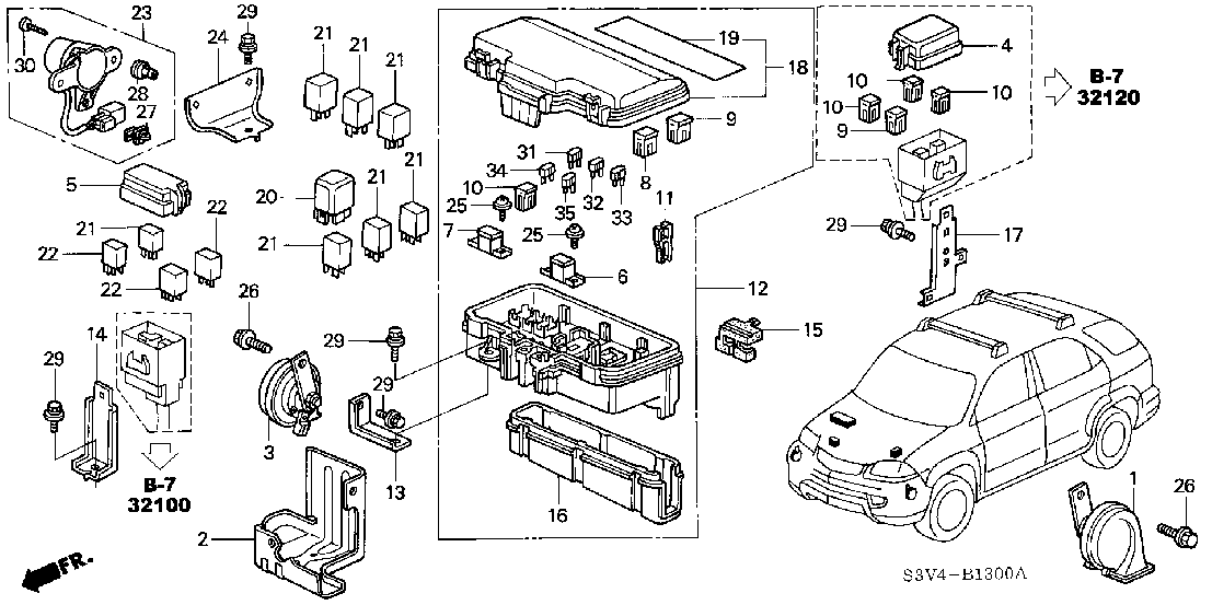 B  13 Блок управления (Двигатель) (1)