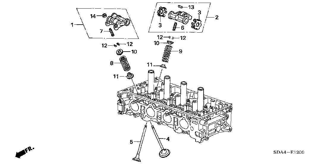 E  12 VALVE - ROCKER ARM (L4)
