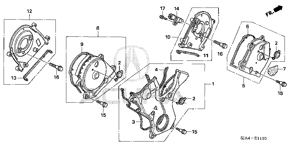 18 TIMING BELT COVER