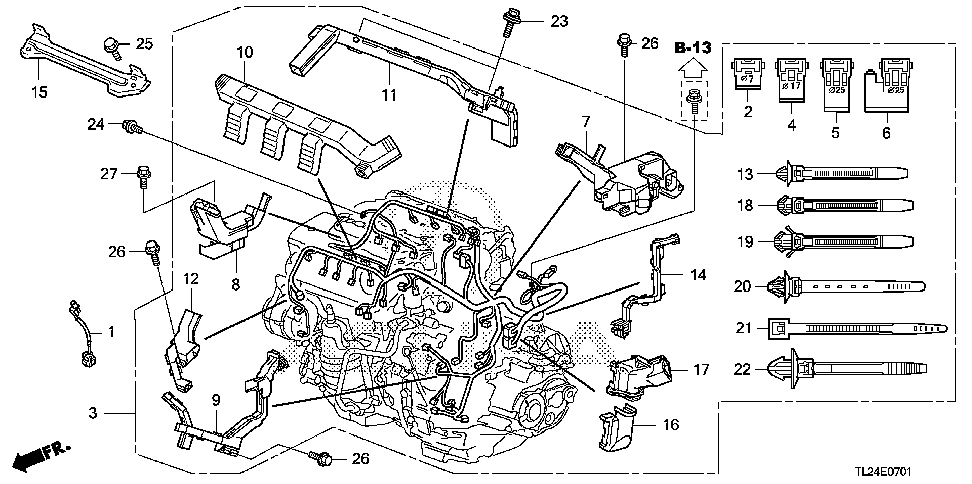 09 ENGINE WIRE HARNESS (V6)