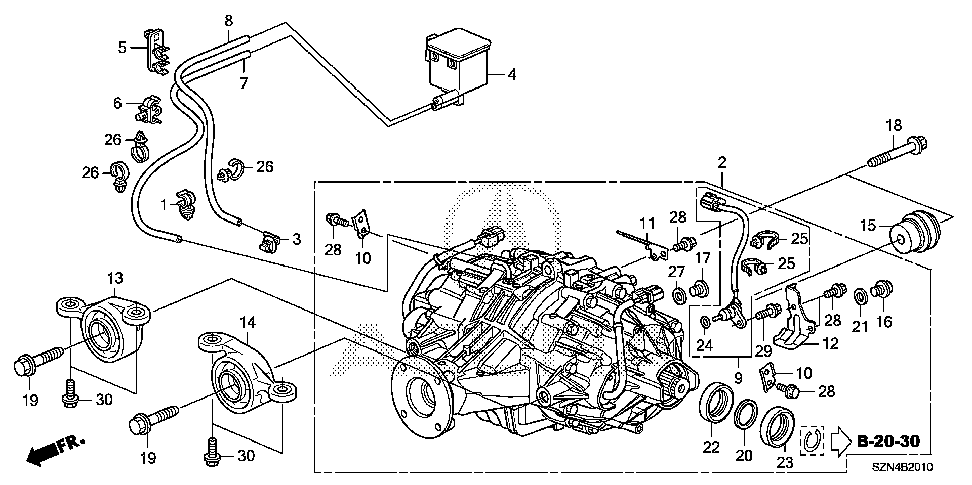 04 REAR DIFFERENTIAL - MOUNT