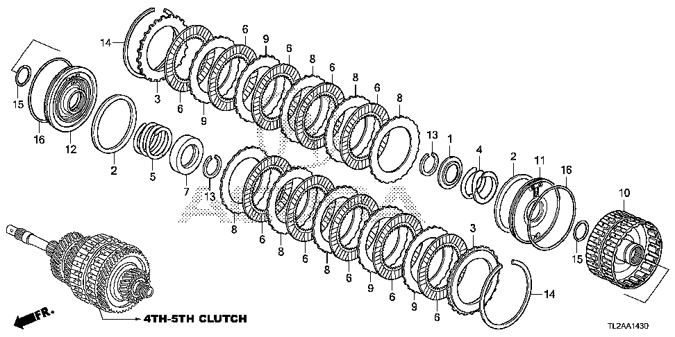 06 AT CLUTCH (4TH-5TH) (V6)