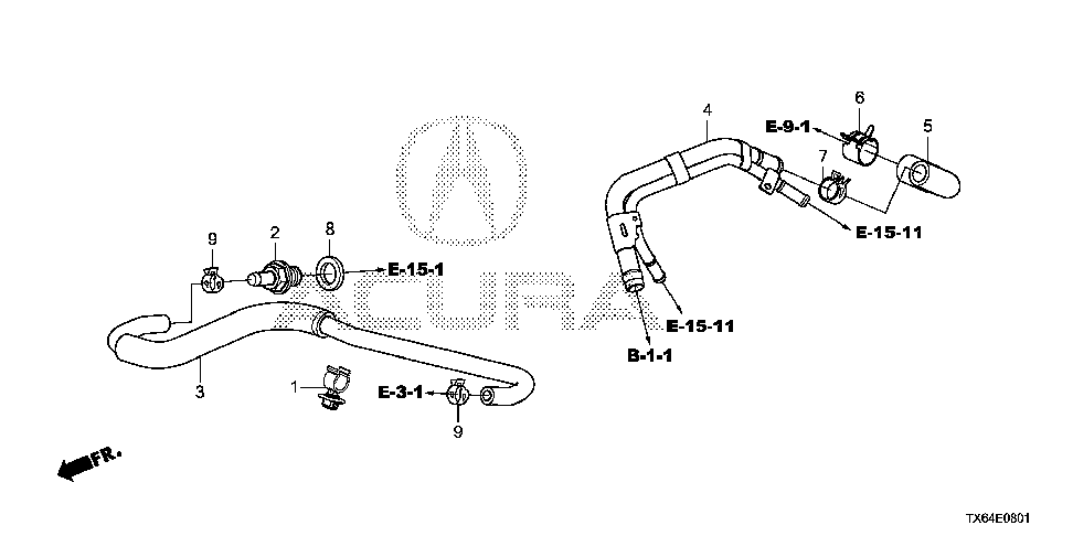 13 PCV TUBE (2.4L) (1)