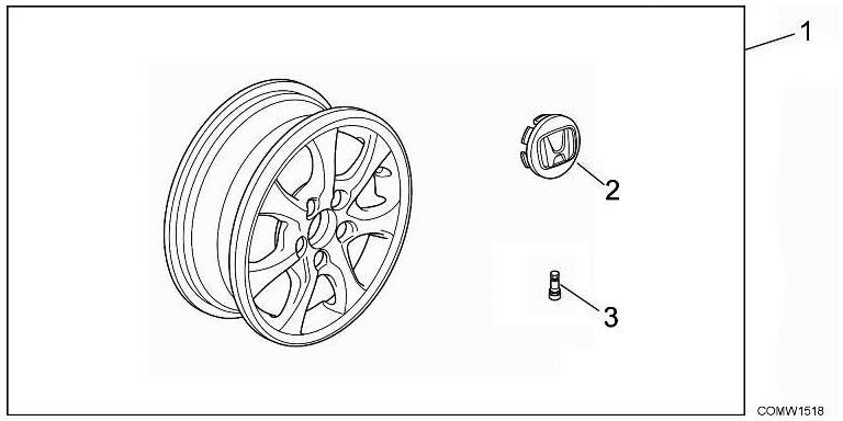 W15-CO-18 Диск колесный алюминиевый 15