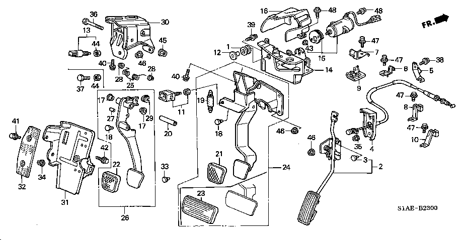 B-23 PEDAL (LH)