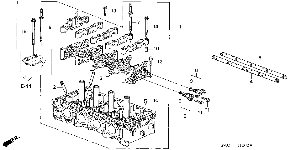 E-10 Корпус блока цилиндров
