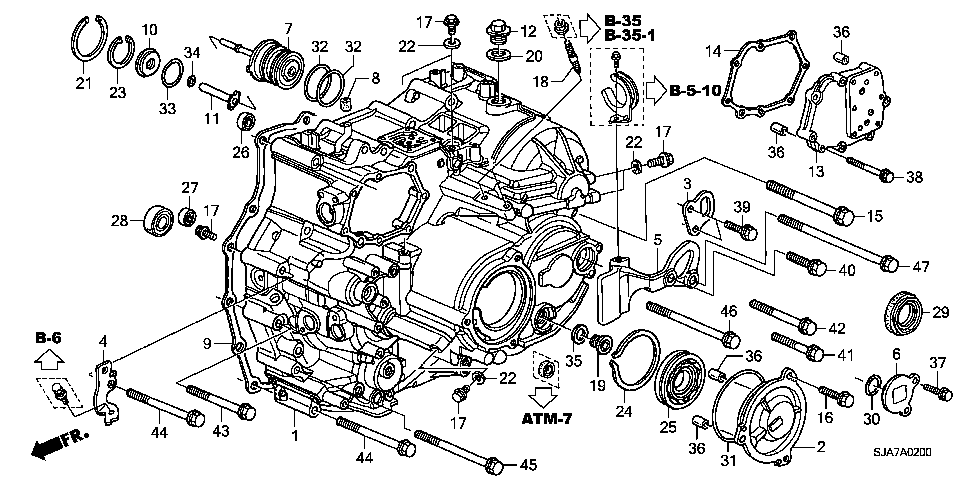 ATM-2 TRANSMISSION CASE