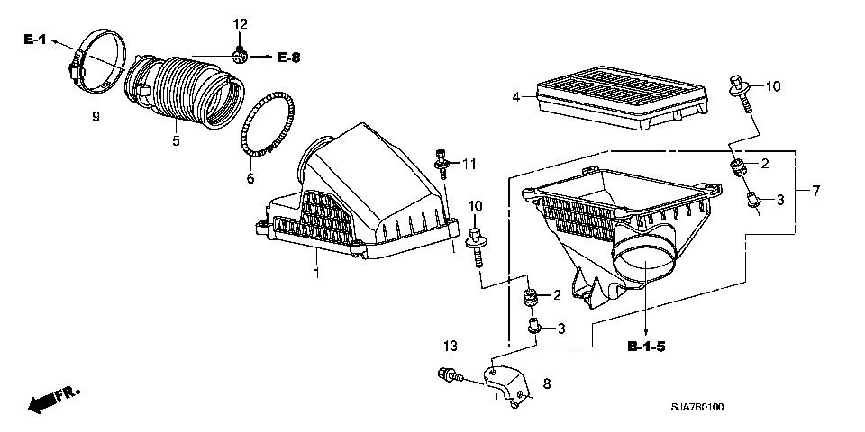 B-1 AIR CLEANER(-'08)