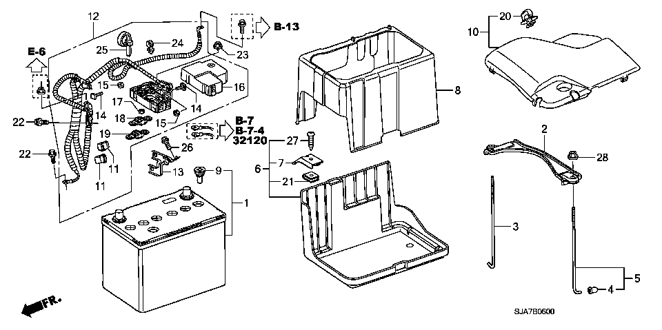 B-6 BATTERY(-'08)
