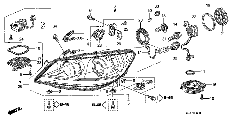 B-8 HEADLIGHT(-'08)