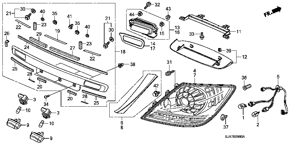 B-9 TAILLIGHT/LICENSE LIGHT(1 )