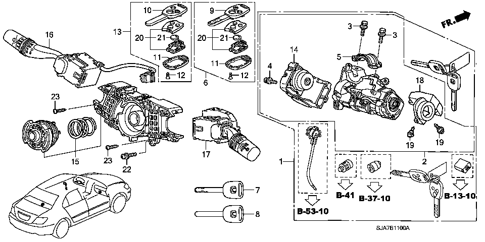 B-11 COMBINATION SWITCH(LH)