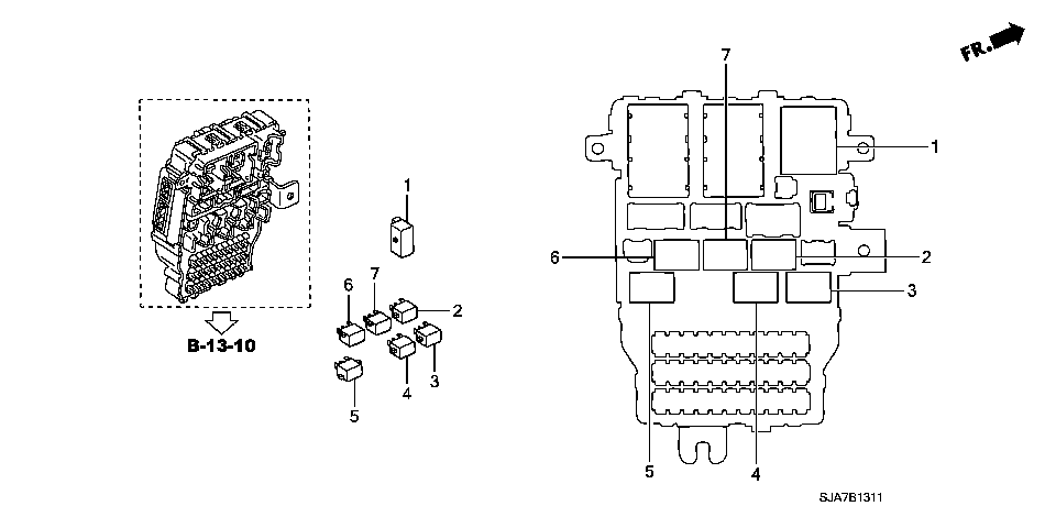 B-13-11 CONTROL UNIT(CABIN)(LH)(2 )