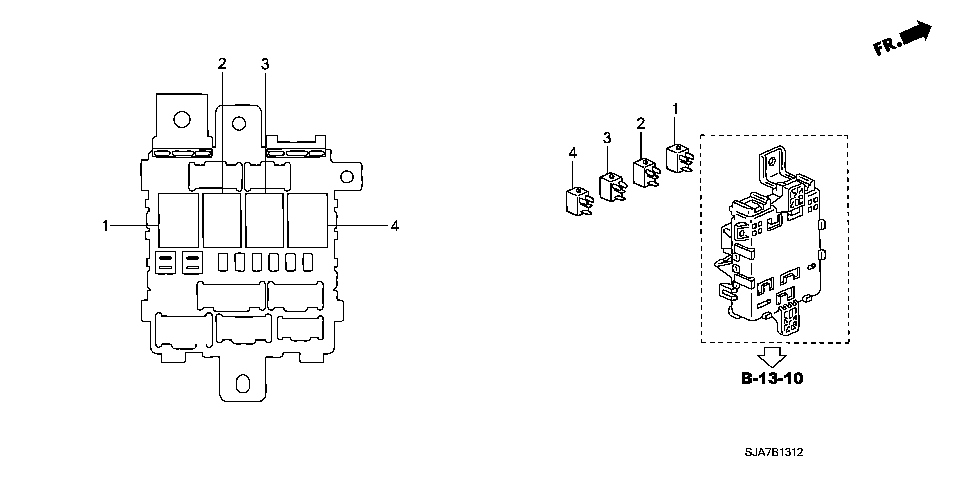 B-13-12 CONTROL UNIT(CABIN)(LH)(3 )