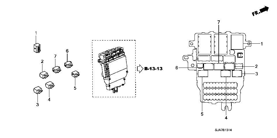 B-13-14 CONTROL UNIT(CABIN)(RH)(2 )