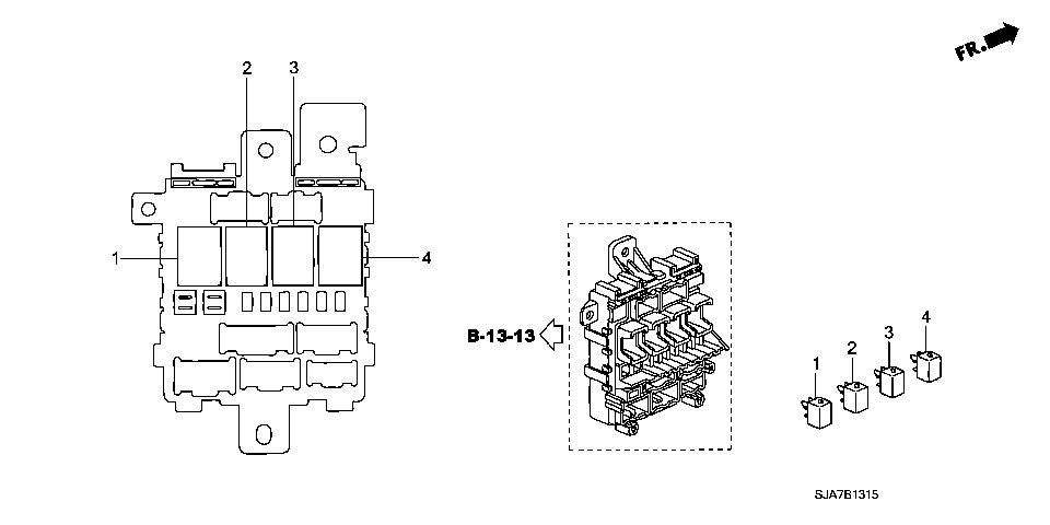 B-13-15 CONTROL UNIT(CABIN)(RH)(3 )
