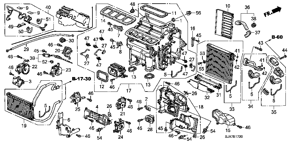 B-17-20 HEATER UNIT(LH)