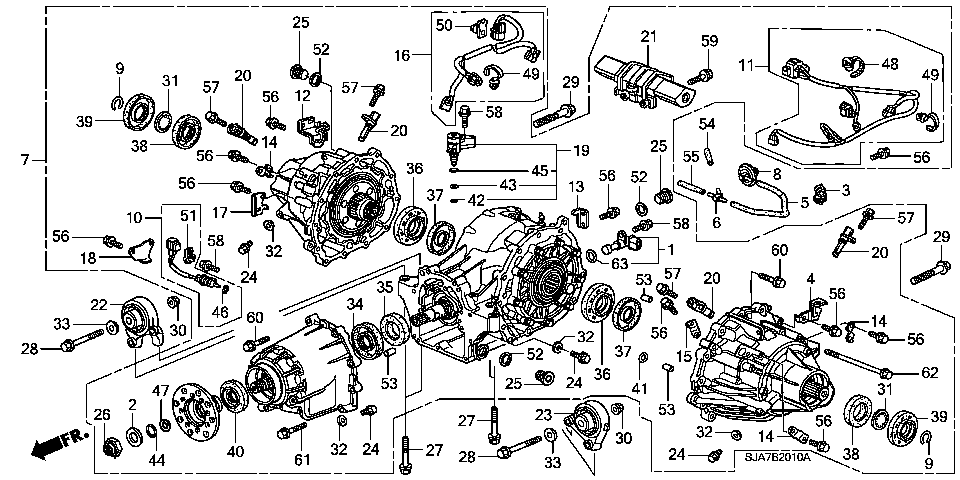 B-20-10 REAR DIFFERENTIAL/MOUNT