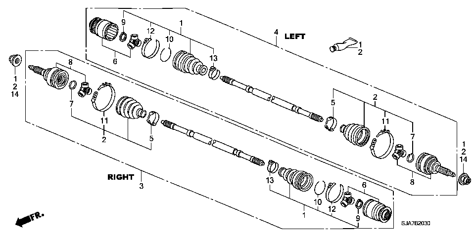 B-20-30 REAR DRIVESHAFT