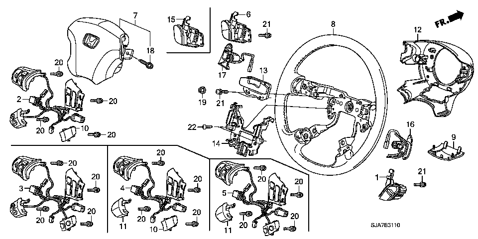 B-31-10 STEERING WHEEL(SRS)
