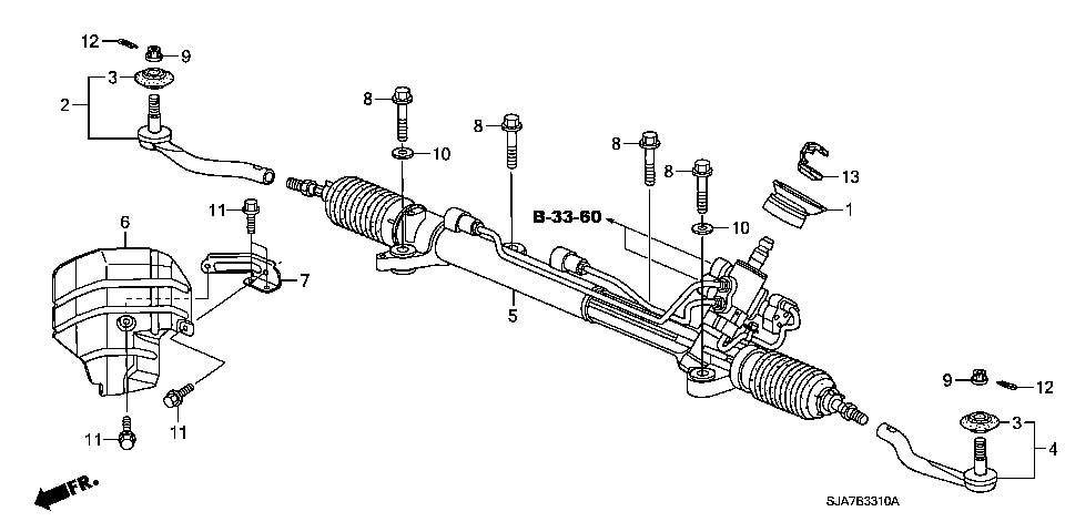 B-33-10 P.S. GEAR BOX(HPS)(LH)