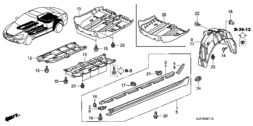 B-42-11 SIDE SILL GARNISH