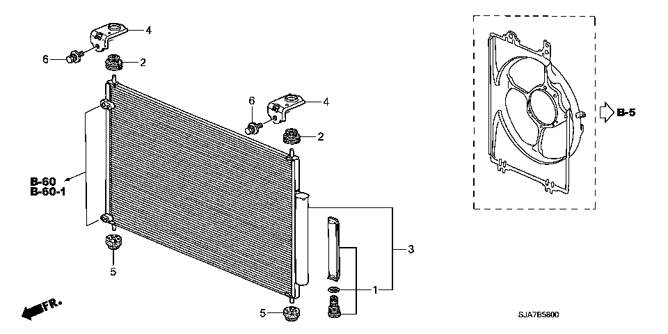 B-58 AIR CONDITIONER(CONDENSER )