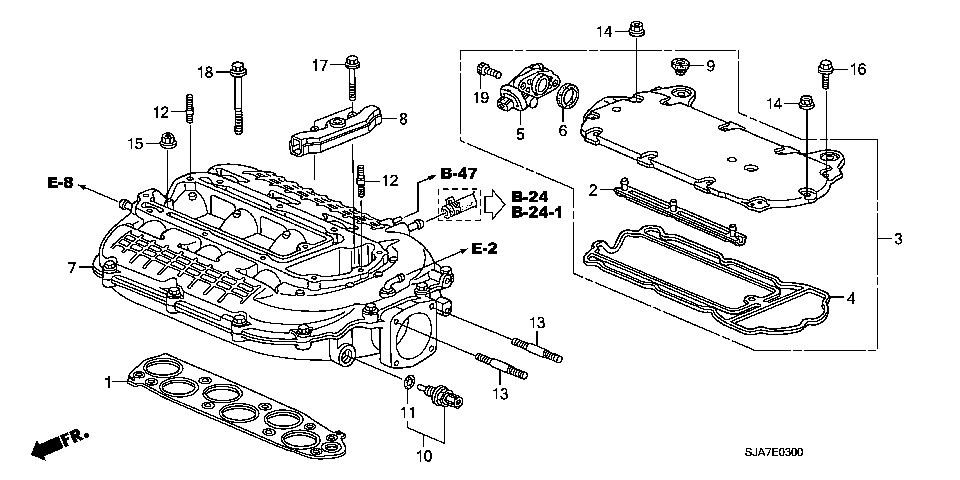 E-3 INTAKE MANIFOLD