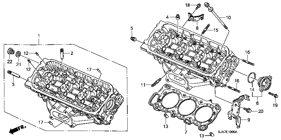 E-10 FRONT CYLINDER HEAD(-'08)