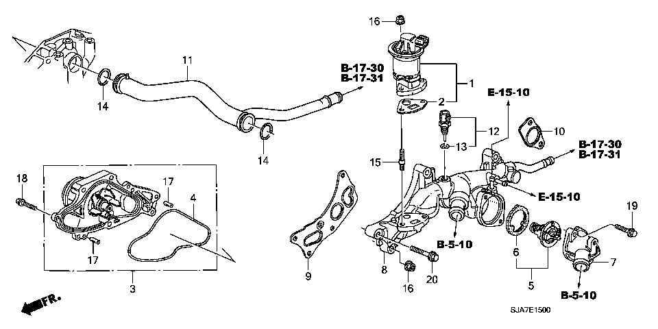 E-15 WATER PUMP(-'08)