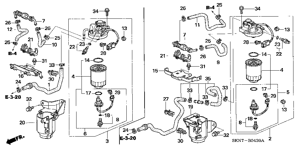 B-4-20 FUEL STRAINER