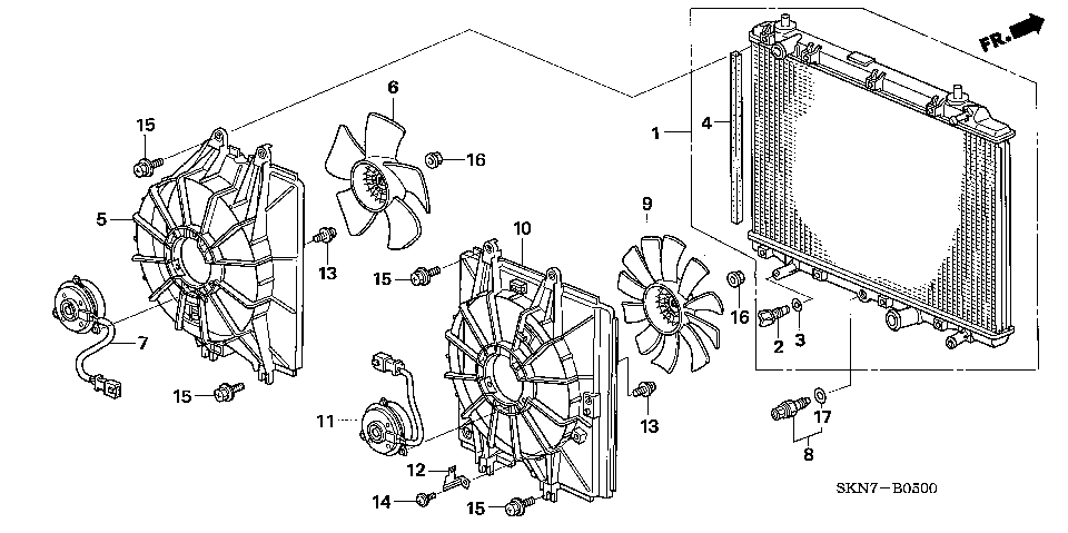 B-5 RADIATOR(DENSO)