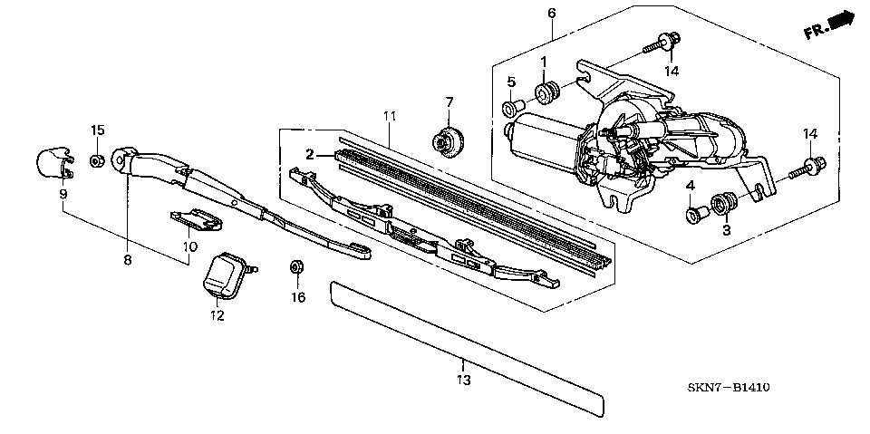 B-14-10 REAR WIPER