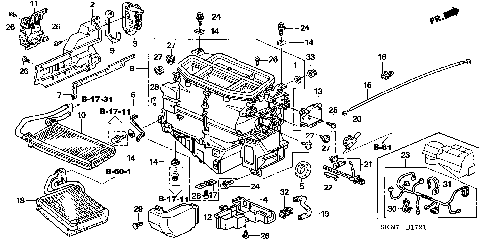 B-17-21 HEATER UNIT (RH)