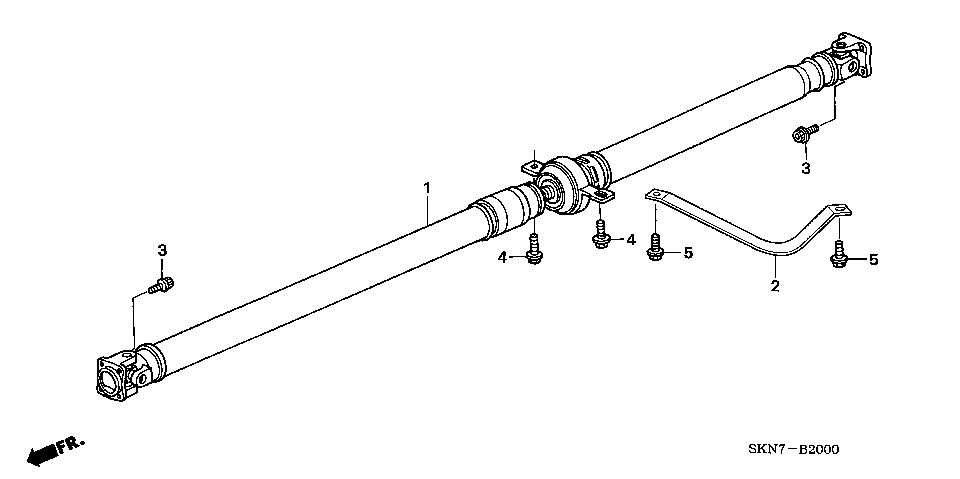 B-20 PROPELLER SHAFT