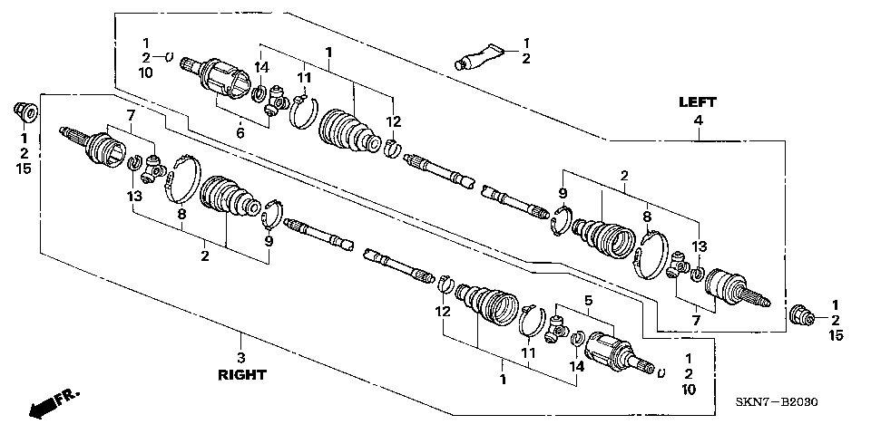 B-20-30 REAR DRIVESHAFT