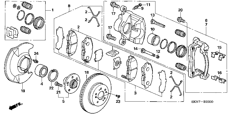 B-22 FRONT BRAKE