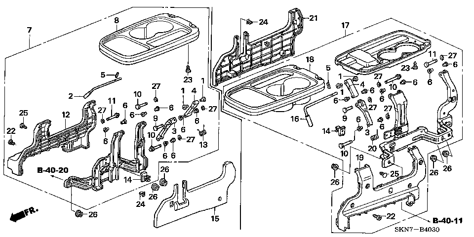B-40-30 CENTER TABLE
